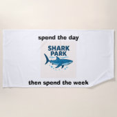 shark park beach towel strandtuch (Vorderseite)