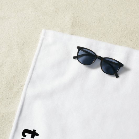 shark park beach towel strandtuch (Beispiel)