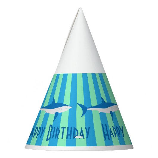 Shark Party Hat Partyhütchen (Links)