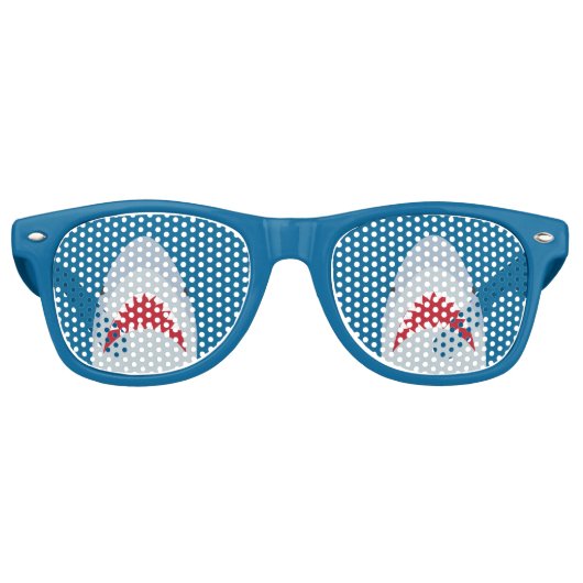 Shark Party Shades Sonnenbrille (Vorderseite)