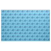Shark Pattern - Custom Combed Cotton (56" Breite) Stoff (Fat Quarter (45,7 x 55,9 cm))