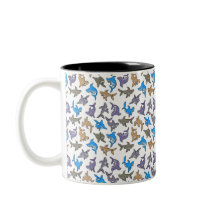 Shark Pattern Tasse