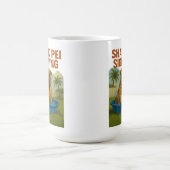 Shark Pei Sighting: Backyard Waters Edition Kaffeetasse (Mittel)