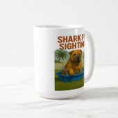 Shark Pei Sighting: Backyard Waters Edition Kaffeetasse (VorderseiteRechts)