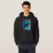 Shark Periodic Table Elements Retro Shark Selachim Hoodie (Vorne ganz)