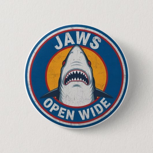 Shark pin button (Vorderseite)