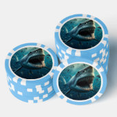 SHARK POKER CHIPS (Stapel)