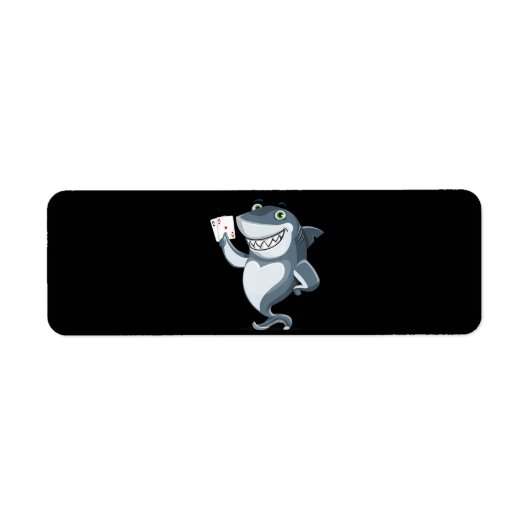 Shark Poker Player - Funny Shark Gifts (Vorne)
