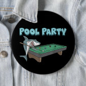 Shark Pool Party Pub Billiard Summer Beach Pool Button (Beispiel)