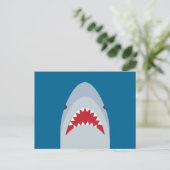 Shark Postcard Postkarte (Stehend Vorderseite)