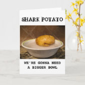 Shark Potato ... wir werden eine größere Schüssel Karte (Gelbe Blume)