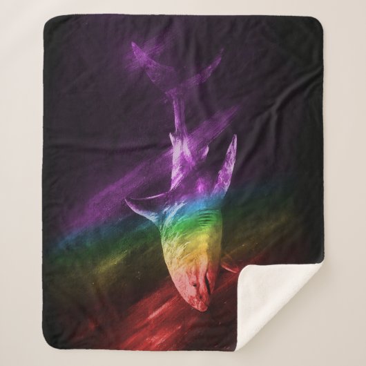 Shark Pride 3 sizes Sherpadecke (Vorderseite)