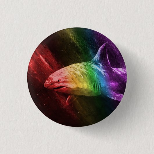 Shark Pride Button (Vorderseite)
