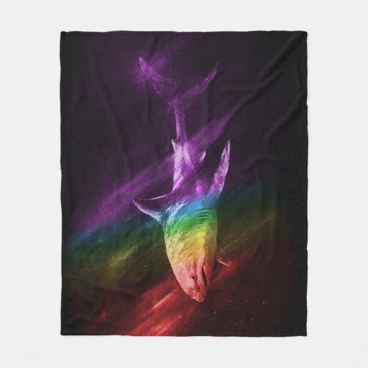 Shark Pride Fleecedecke (Vorderseite)