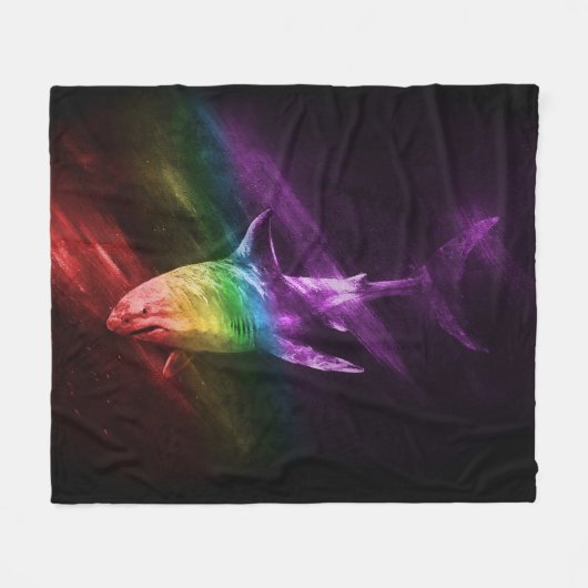 Shark Pride Fleecedecke (Vorderseite (Horizontal))