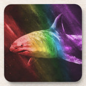 Shark Pride Getränkeuntersetzer (Vorderseite)