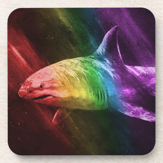 Shark Pride Getränkeuntersetzer (Vorderseite)