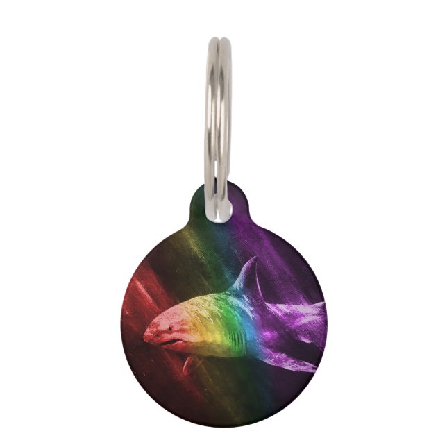 Shark Pride Haustiermarke (Vorderseite)