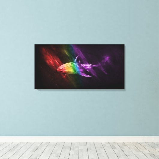 Shark Pride Leinwanddruck (Insitu (Holzboden))