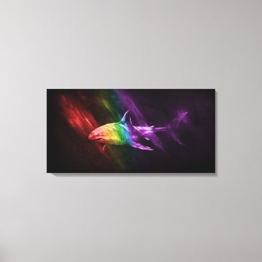 Shark Pride Leinwanddruck (Vorderseite)