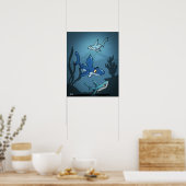 Shark Print 2019 Poster (Küche)