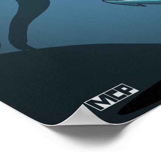 Shark Print 2019 Poster (Ecke)