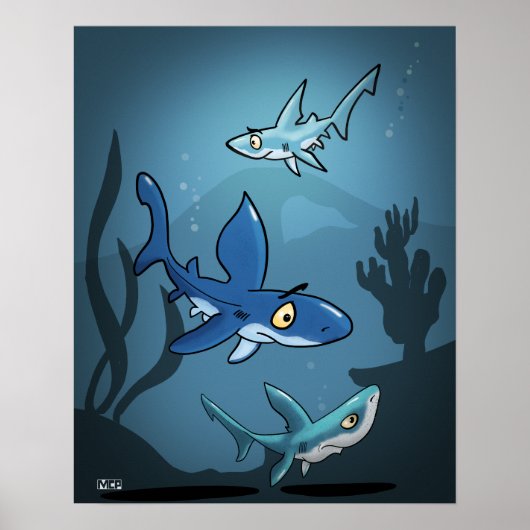 Shark Print 2019 Poster (Vorne)