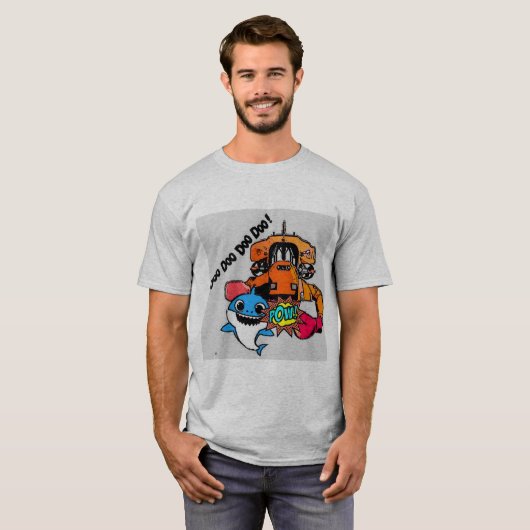 Shark Punch Robot Shirt 2 (Vorne ganz)