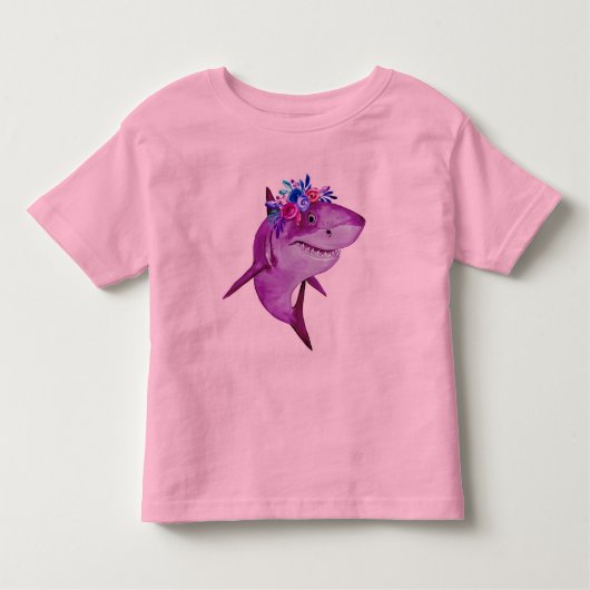 Shark Queen Kleinkind T-shirt (Vorderseite)