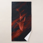 Shark Red 30 X 60 Bath Towel Badehandtuch (Badehandtuch)