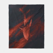 Shark Red 50 x 60 Fleece Blanket (Vorderseite)