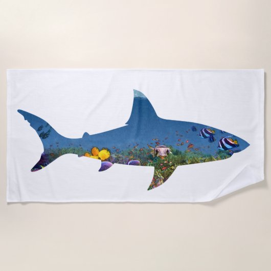 Shark Reef Strandtuch (Vorderseite)