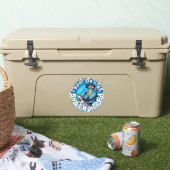 Shark Rider. Surfen oder Die Aufkleber (Kühler)