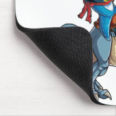 Shark Riding Dinosaur Pirate Shirt für Jungen Mädc Mousepad (Ecke)