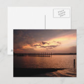 Shark River Belmar Sunset Postcard Postkarte (Vorne/Hinten)