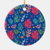 Shark Santa Riding Sled Ornament (Hinten)