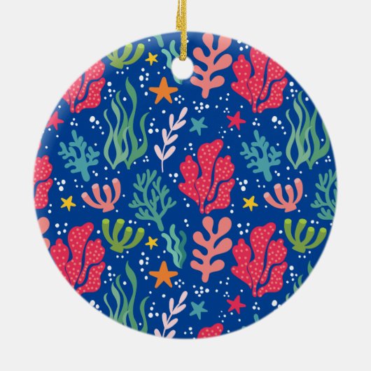 Shark Santa Riding Sled Ornament (Hinten)