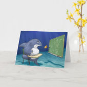 Shark School Card Karte (Gelbe Blume)