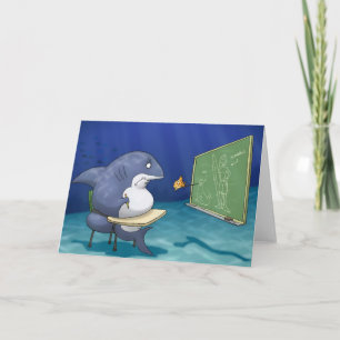 Shark School Card Karte