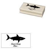 Shark School Gummistempel (Stempel)