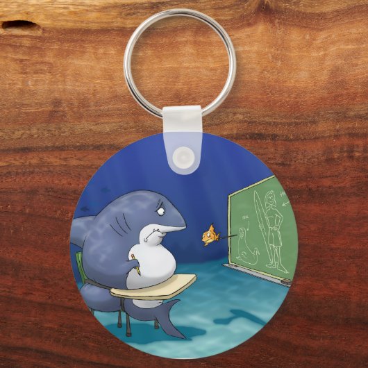 Shark School Schlüsselanhänger (Vorderseite)