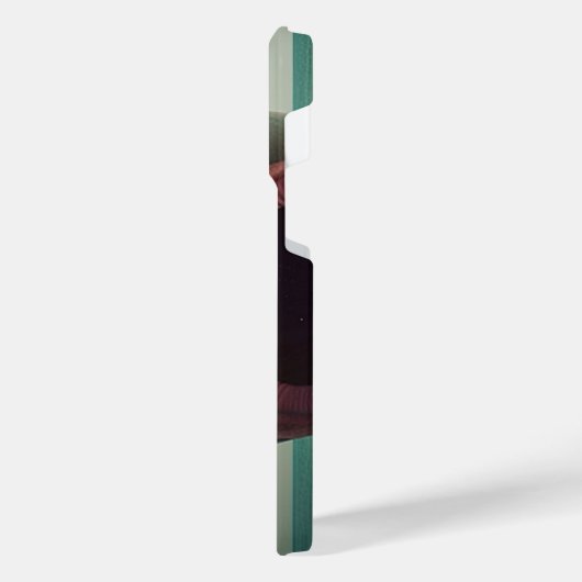 Shark sculpture on the beach iPhone hülle (Linke Seite)