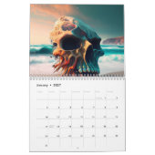 Shark sculpture on the beach kalender (Jan 2027)