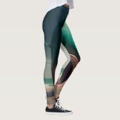 Shark sculpture on the beach leggings (Rechts)