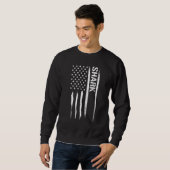 Shark Shark - American Flag Sayings_1 Sweatshirt (Vorne ganz)