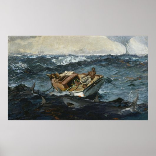 Shark Shipwreck Poster (Vorne)