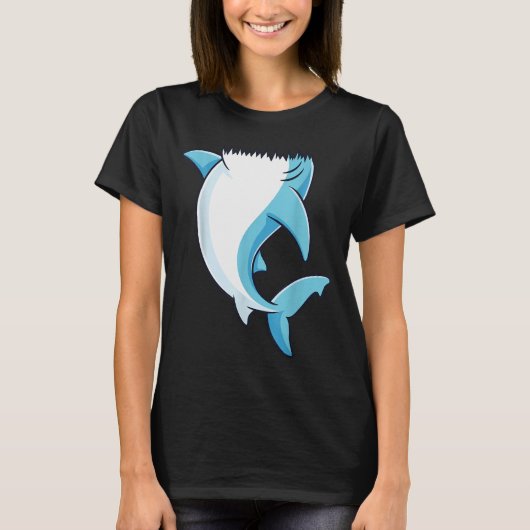 Shark Shirt Adult Kids Men Women Shark Costume (Vorderseite)