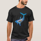 Shark Silhouette 01 Männer Frauen Erwachsene: T-Shirt (Vorderseite)