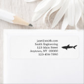 Shark-Silhouette - Hintergrundfarbe auswählen (Insitu)