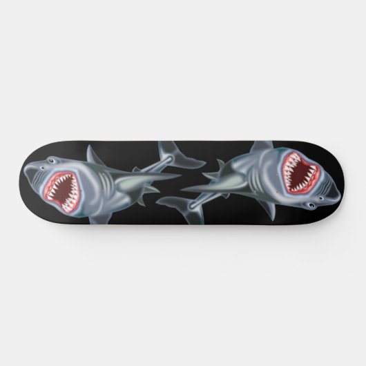 Shark Skateboard - Benutzerdefinierte Farben (Horizontal)